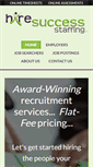 Mobile Screenshot of hiresuccessstaffing.com